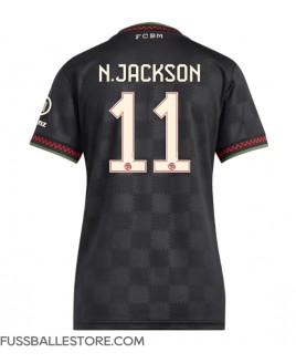 Günstige Bayern Munich Nicolas Jackson #11 3rd trikot Damen 2025-26 Kurzarm